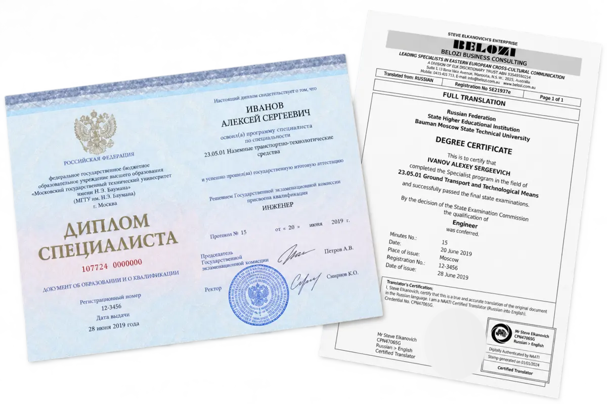 Diploma & transcript